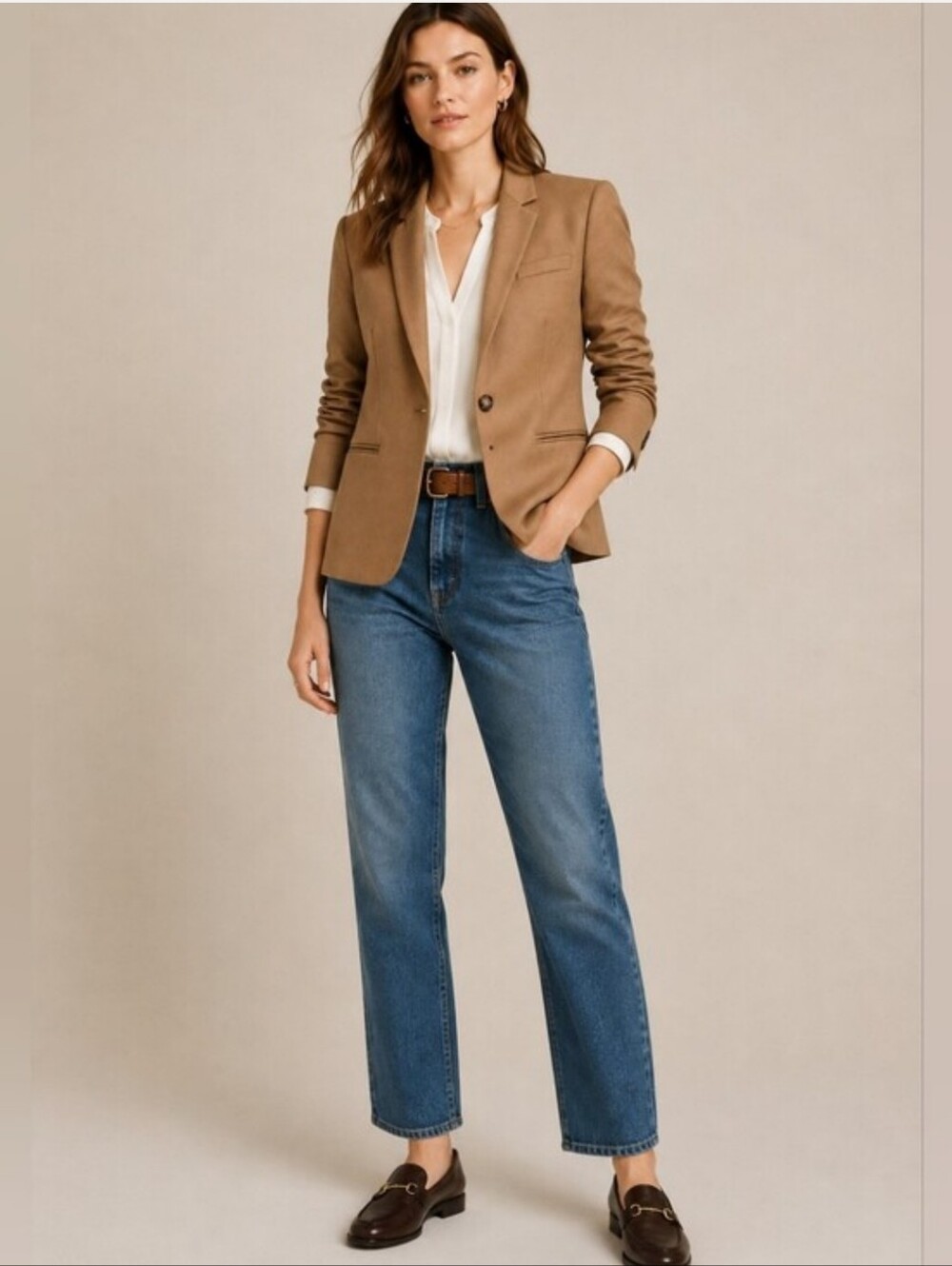 J. Crew Wmns Regent Blazer 12 Warm Camel Preppy Heritage Capsule Norm Academia